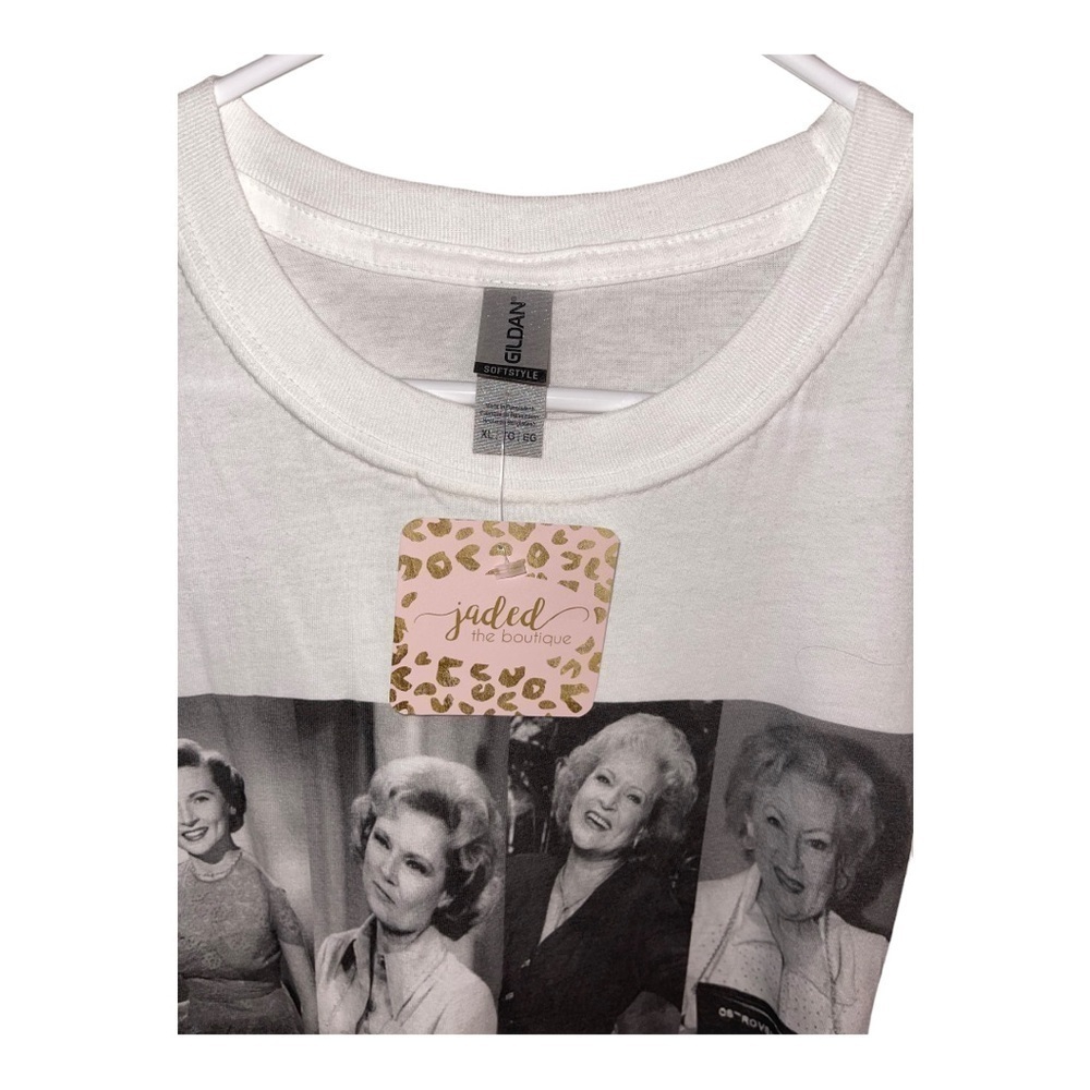 Betty WHITE “GOLDEN GIRLS” Thank you for Being a Friend” S/S Tee Size XLARGE